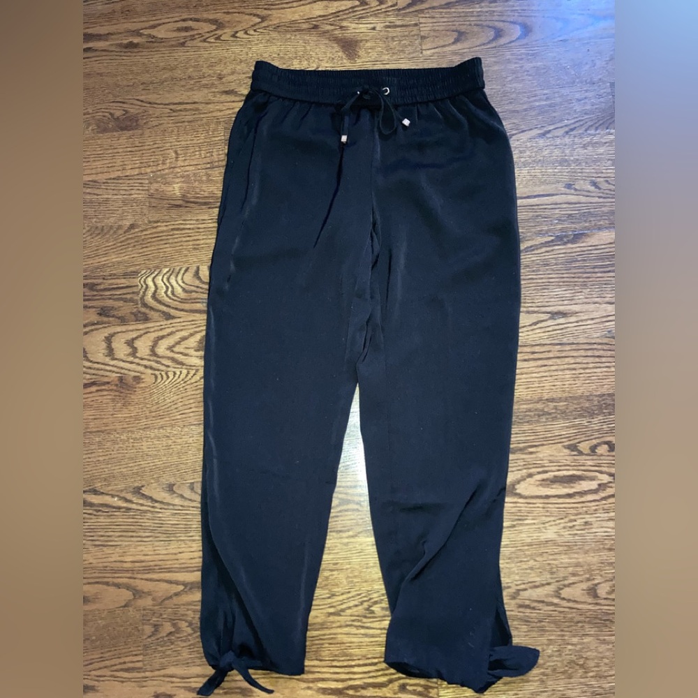 Micheal Kors Black Drawstring Pants
